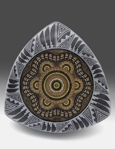 Rodney John Pottery | Pyramidal Pot (bottom)