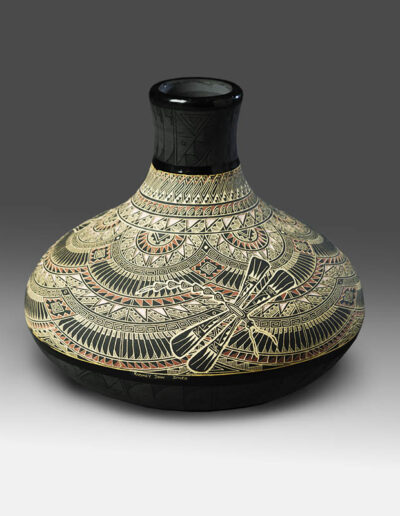 Rodney John Pottery | Short Dragonfly Vase